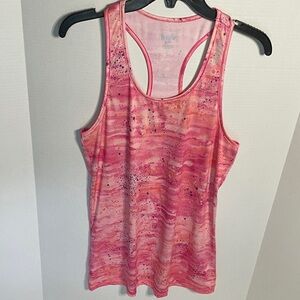 Reebok Women's  Size Medium Razor Back Pink  Tank Top